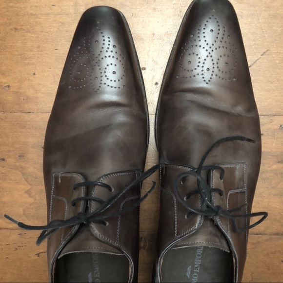 Massimo Emporio Men’s Leather Dress Shoe - Picture 2 of 7